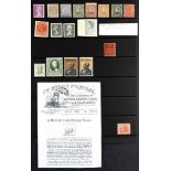 COLLECTIONS & ACCUMULATIONS DUMMY STAMPS AND PRINTERS TRIALS & publicity an interesting range, incl.