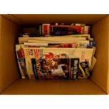FOOTBALL PROGRAMMES AND EPHEMERA Approximately 50 programmes form the 1980s onwards featuring