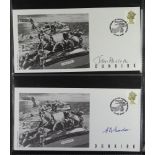 GREAT BRITAIN DUNKIRK ANNIVERSARY SIGNED COVERS COLLECTION 1990 and 2000 series, plus Little Ships