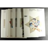 CANADA 1977-1987 YEAR BOOKS A complete run. Cat $500+. (11 Year books)