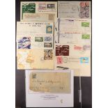 COLOMBIA AIR COVERS COLLECTION  1934-70's incl. 1934 Gbreat Britain to Manizales via Scadta from NY,