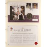 COIN COVER COLLECTION - ROYALTY featuring the Diamond Wedding, Diamond Jubilee and the Golden