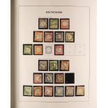 GERMANY 1872- in a DAVO printed album, with mint and used ranges, incl. 1930 IPOSTA sheet mint,