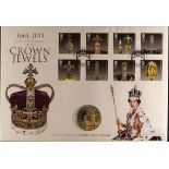 COIN COVER COLLECTION - WESTMINSTER housed in presentation boxes and folders. Includes 2x 2007