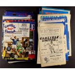 FOOTBALL PROGRAMMES. ONE PER SEASON. CARLISLE - COLCHESTER. 1960 ONWARDS. Comprising of: Carlisle