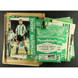 FOOTBALL PROGRAMMES. ONE PER SEASON. PLYMOUTH - READING. 1960 ONWARDS. Comprising of Plymouth 1960-