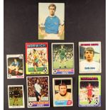 FOOTBALL CARDS. A box with various cards from the 60s and 70s which are incomplete sets. Includes