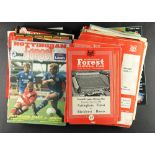 FOOTBALL PROGRAMMES. ONE PER SEASON. NOTTINGHAM FOREST - PETERBOROUGH. 1960 ONWARDS. Comprising of