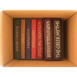 FOLIO SOCIETY: MYTHS, LEGENDS AND HISTORY. Small selection of books which includes British Myths