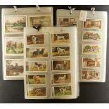 CIGARETTE CARDS ranges in slot in album, further plastic sleeves, and loose in a tin, some stuck