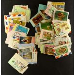 COLLECTIONS & ACCUMULATIONS WORLD IN THREE BOXES with lots of country sorted packets, a bundle of