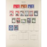 COLLECTIONS & ACCUMULATIONS COMMONWEALTH KGVI CROWN ALBUM with a useful mint and used range, the