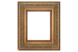 A SCOTTISH 19TH CENTURY GILDED COMPOSITION FRAME