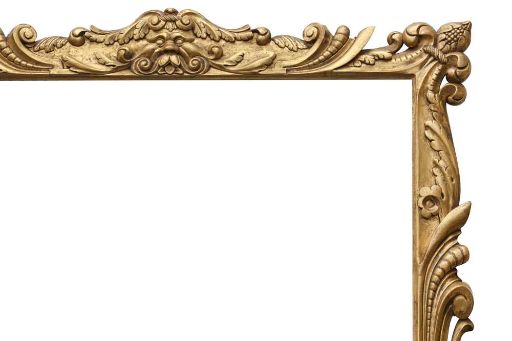 A BRITISH 17TH CENTURY STYLE AURICULAR SUNDERLAND CARVED, PIERCED AND GILDED FRAME - Image 2 of 3