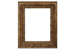 AN ITALIAN VENETIAN 18TH CENTURY STYLE CARVED AND GILDED FRAME