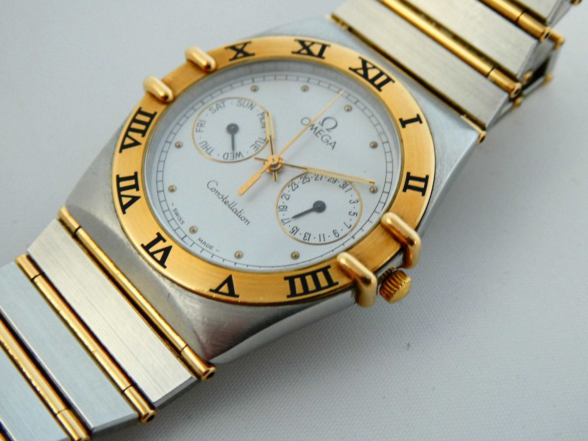 Omega " Constellation " in Stahl/ 18Karat Gold