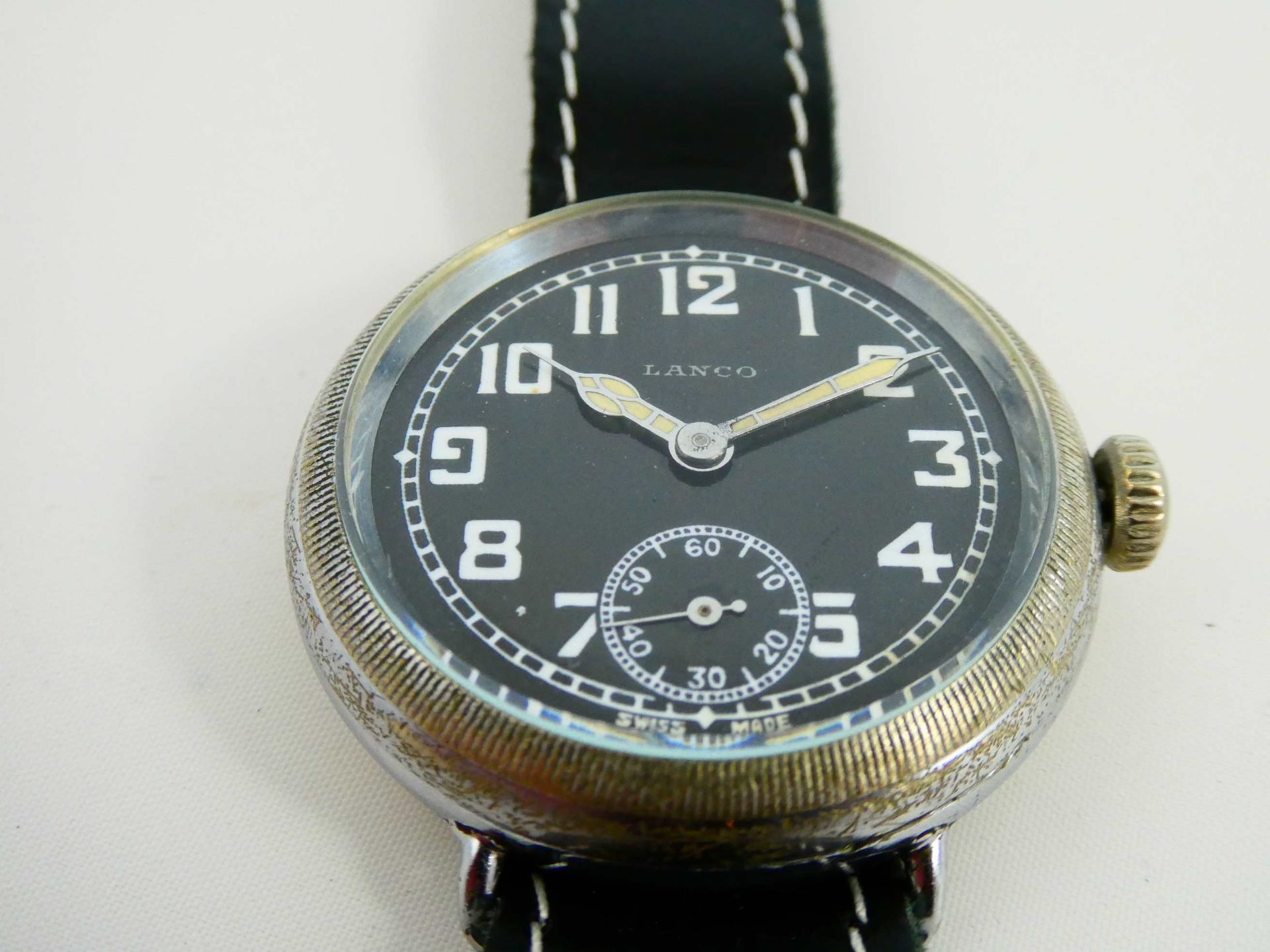 Lanco Herrenuhr Oversize aus 1930/40 - Image 4 of 4