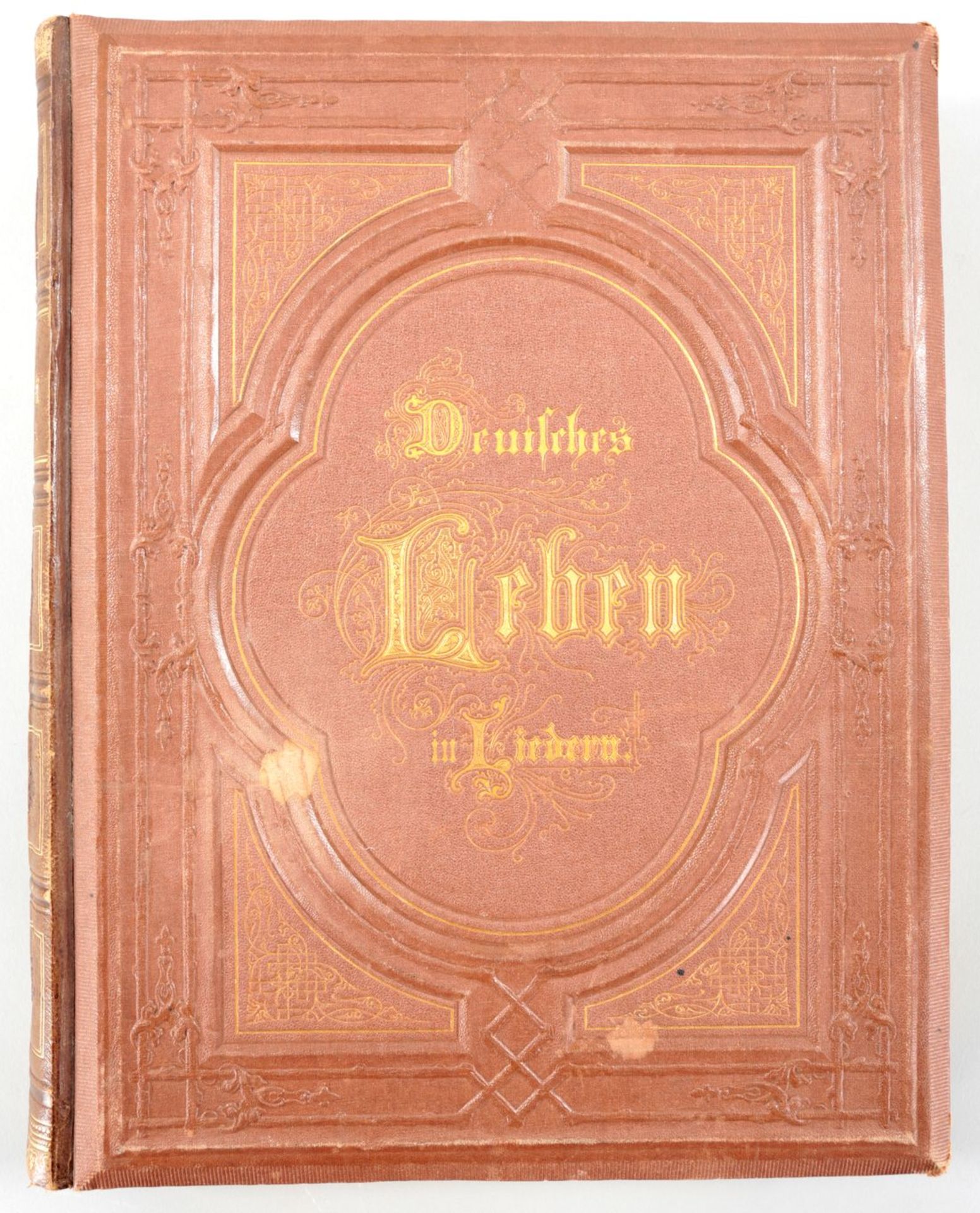 Buch "Deutsches Leben in Liedern" a. d. Bibliothek der Marie Therese