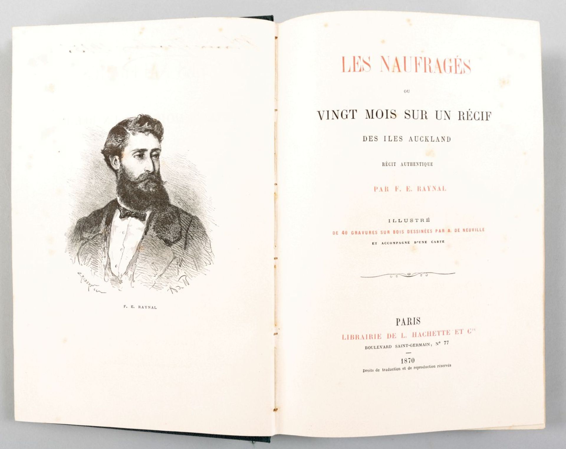 Buch "Les Naufrages" a.d. Bibliothek der Marie Therese