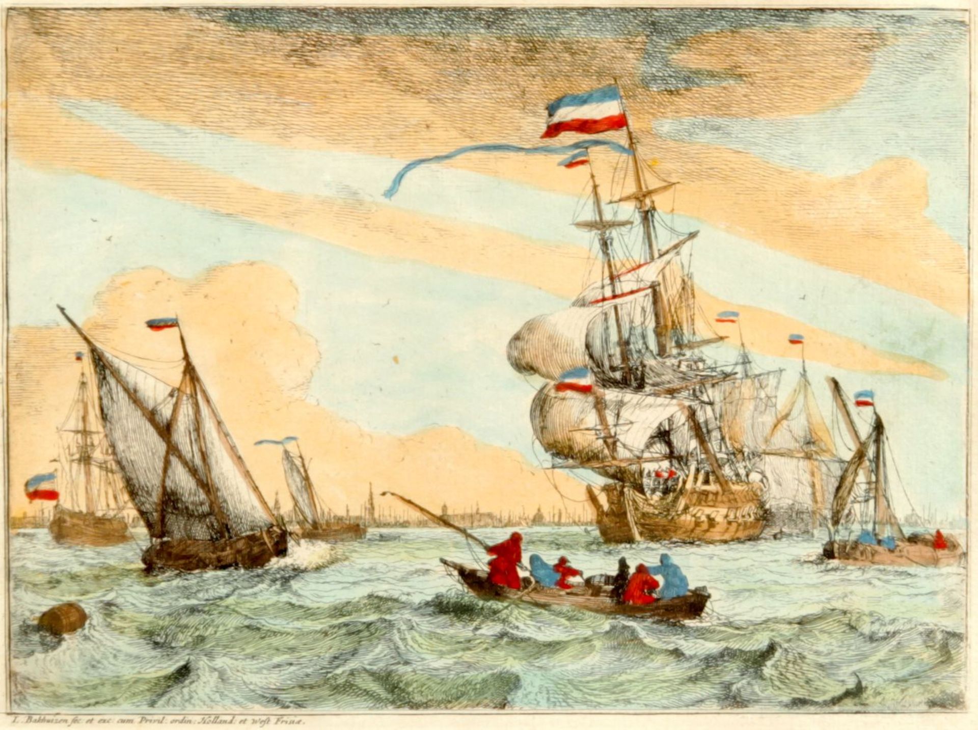 5 Bll. maritime Darstellungen - Image 2 of 4