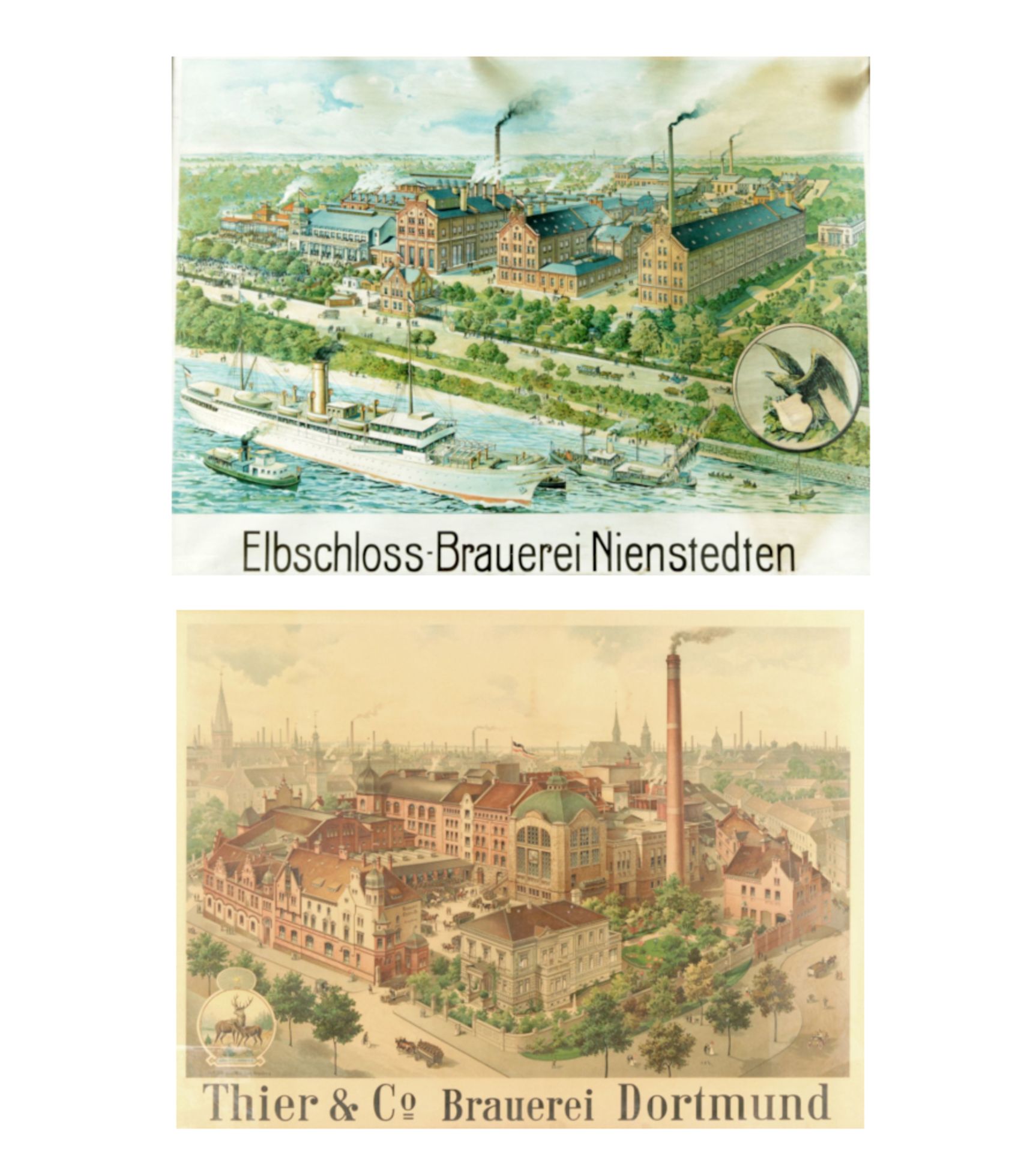 2 Brauerei-Plakate