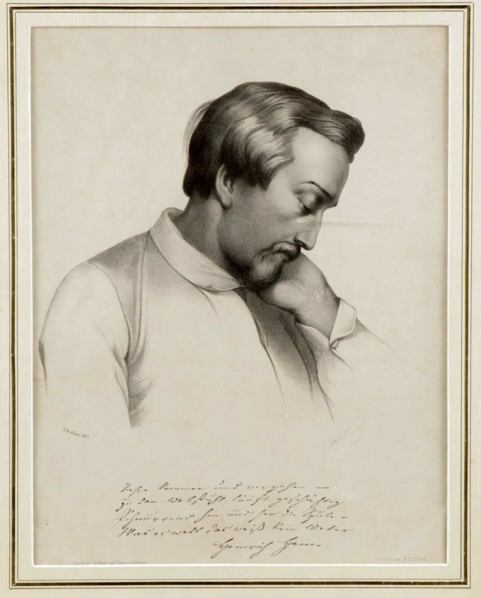 2 Bll. Heinrich Heine - Image 2 of 3