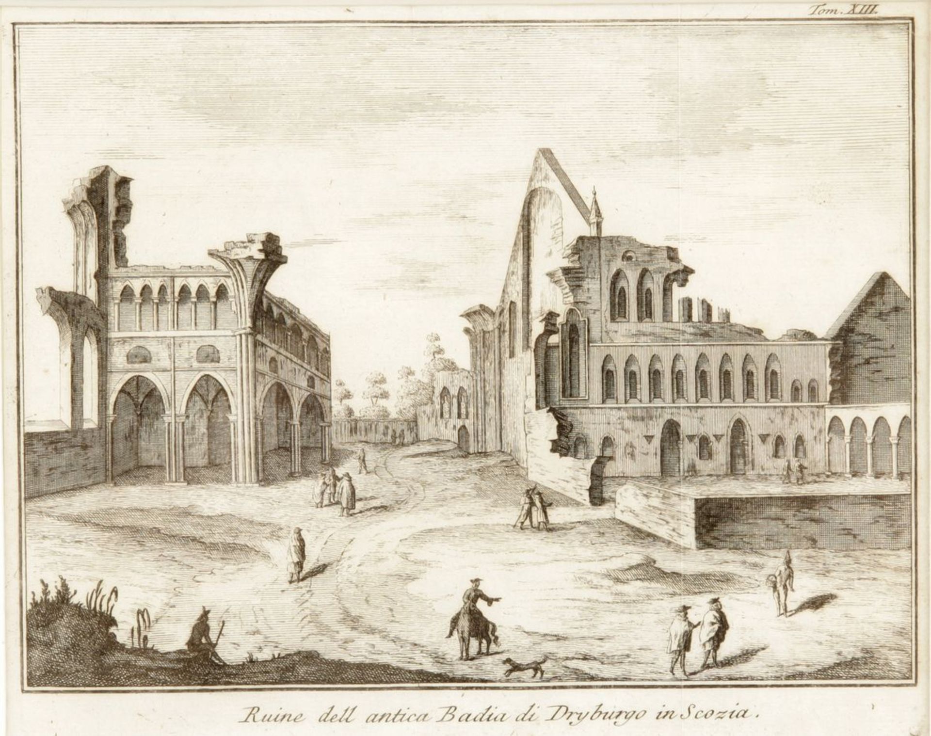3 Ansichten von Ruinen - Image 3 of 4