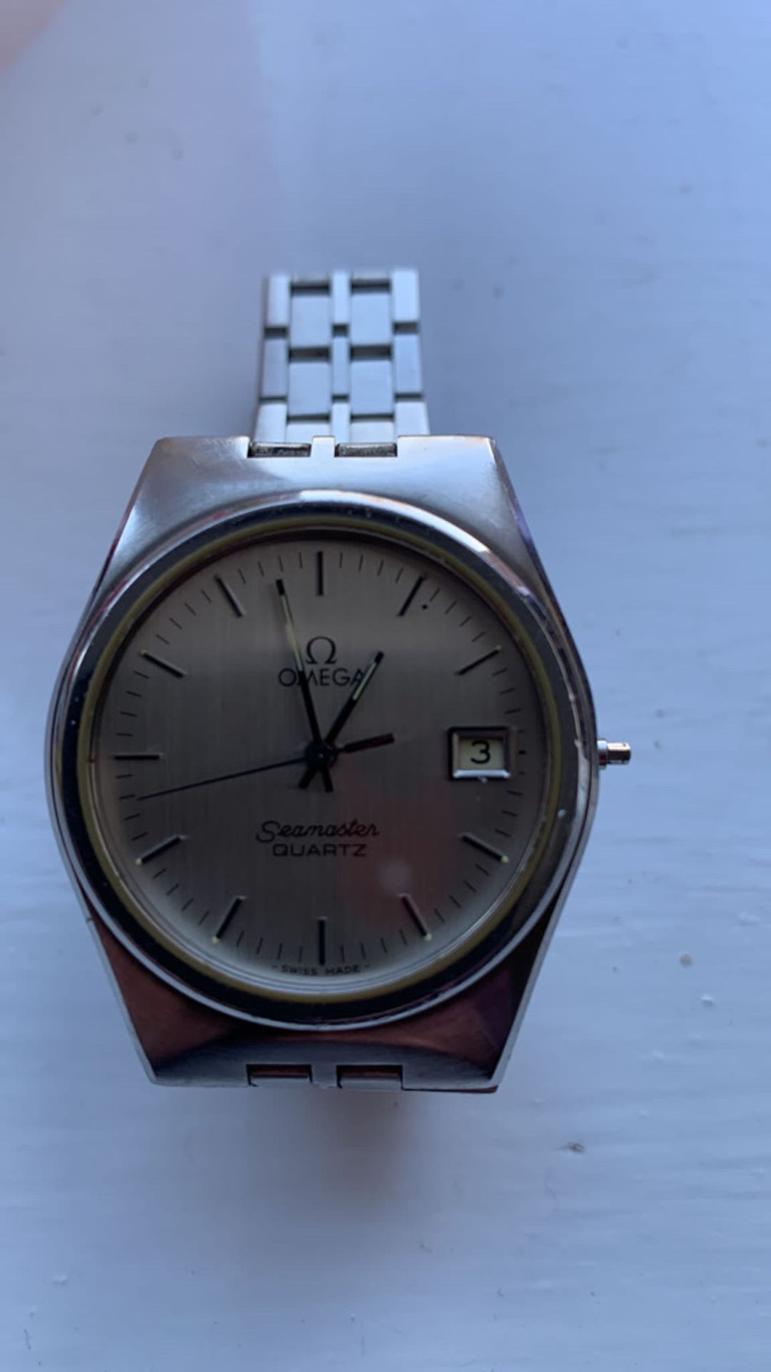 VINTAGE S/STEEL OMEGA SEAMASTER WATCH - Image 2 of 3