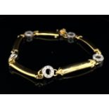 Armband mit ca. 0,5 ct Diamanten