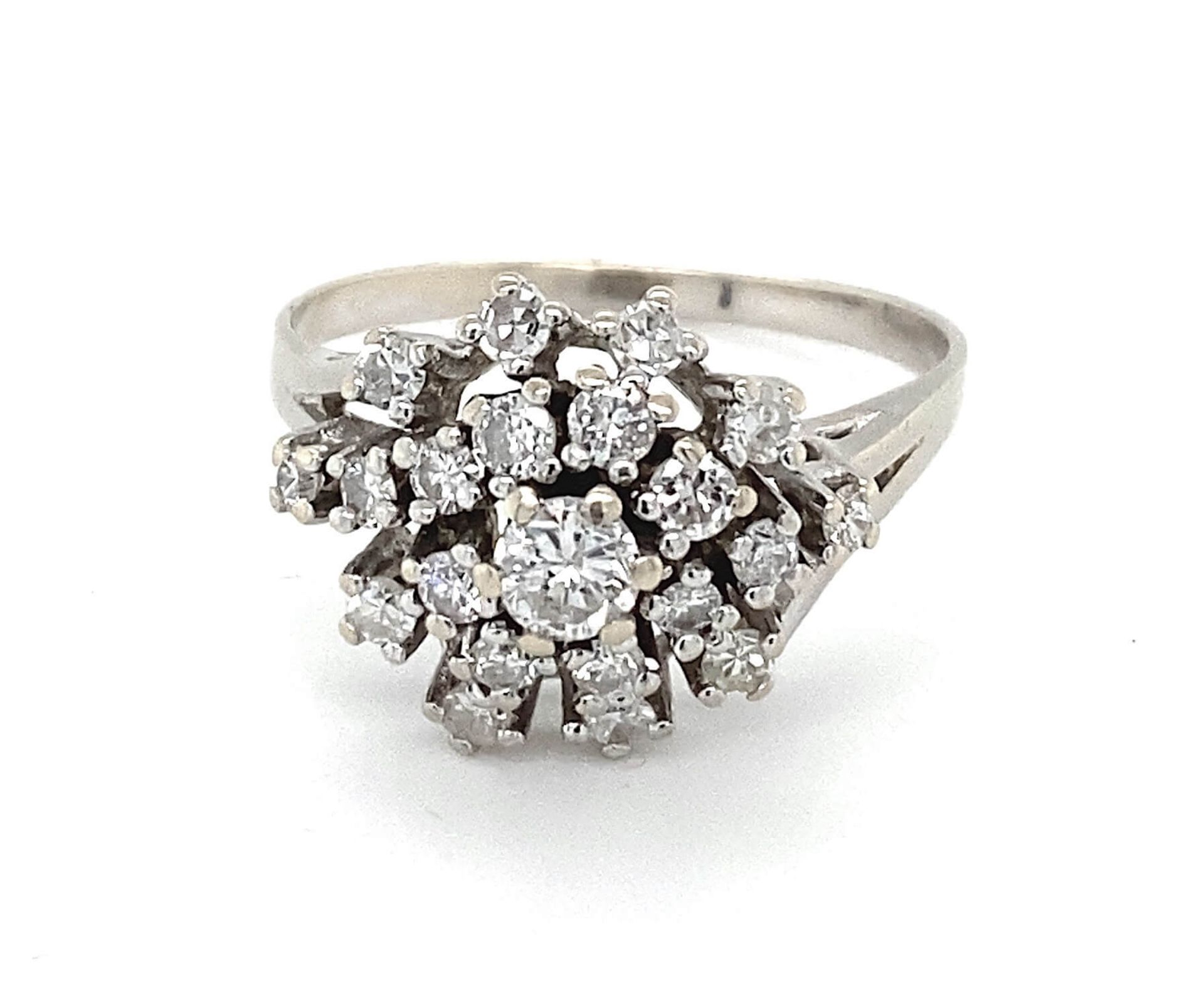 Ring mit ca. 1,0 ct Diamanten - Image 2 of 3