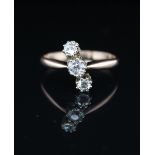 Ring mit ca. 0,45 ct Diamanten