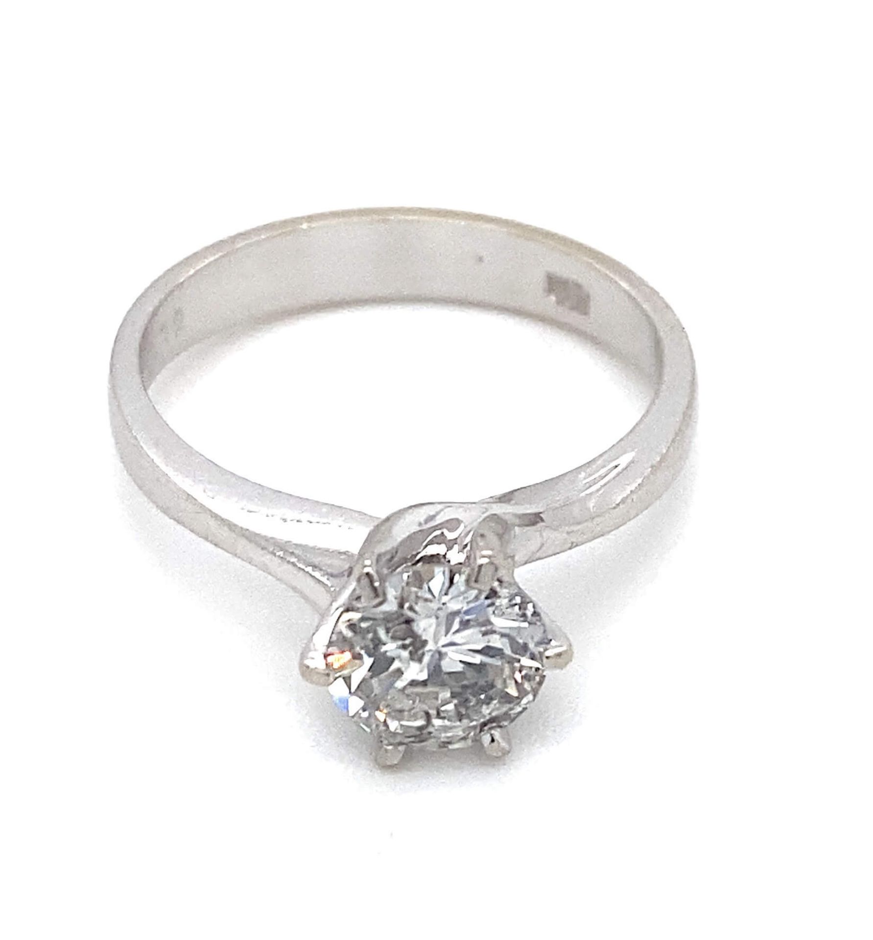 Ring mit einem Brillanten ca. 1,2 ct - Bild 2 aus 3