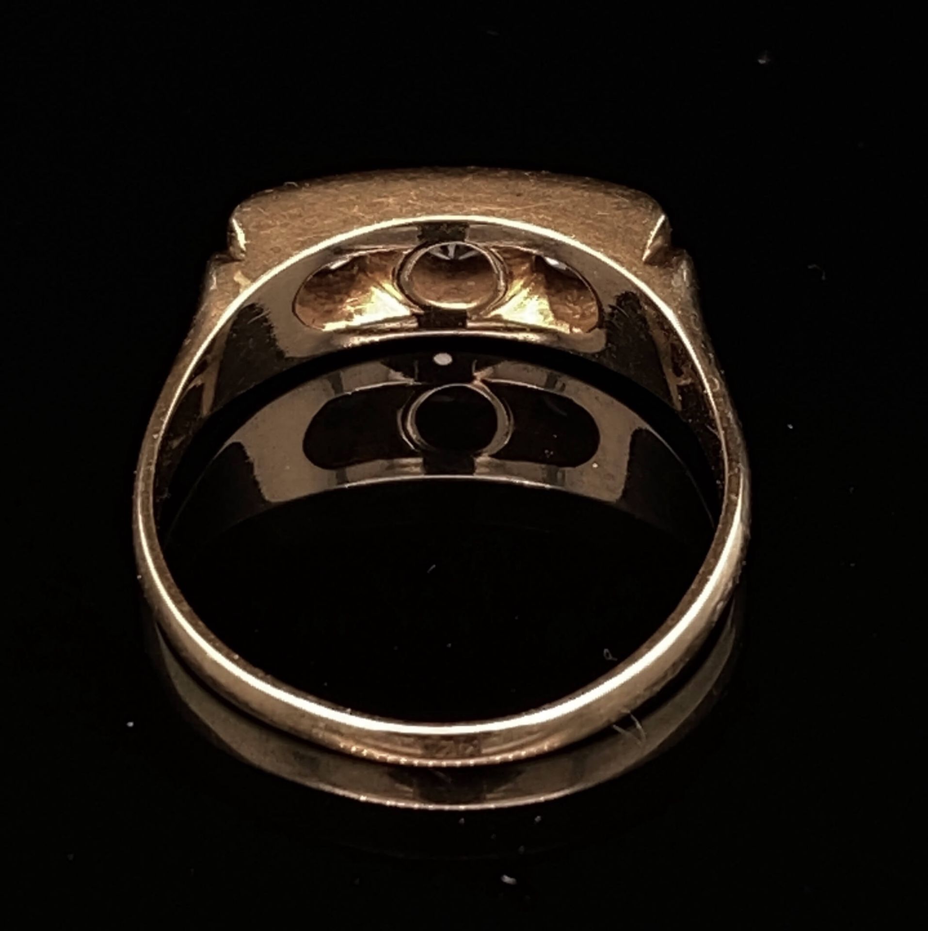 Ring mit ca. 0,45 ct Brillanten - Bild 2 aus 2