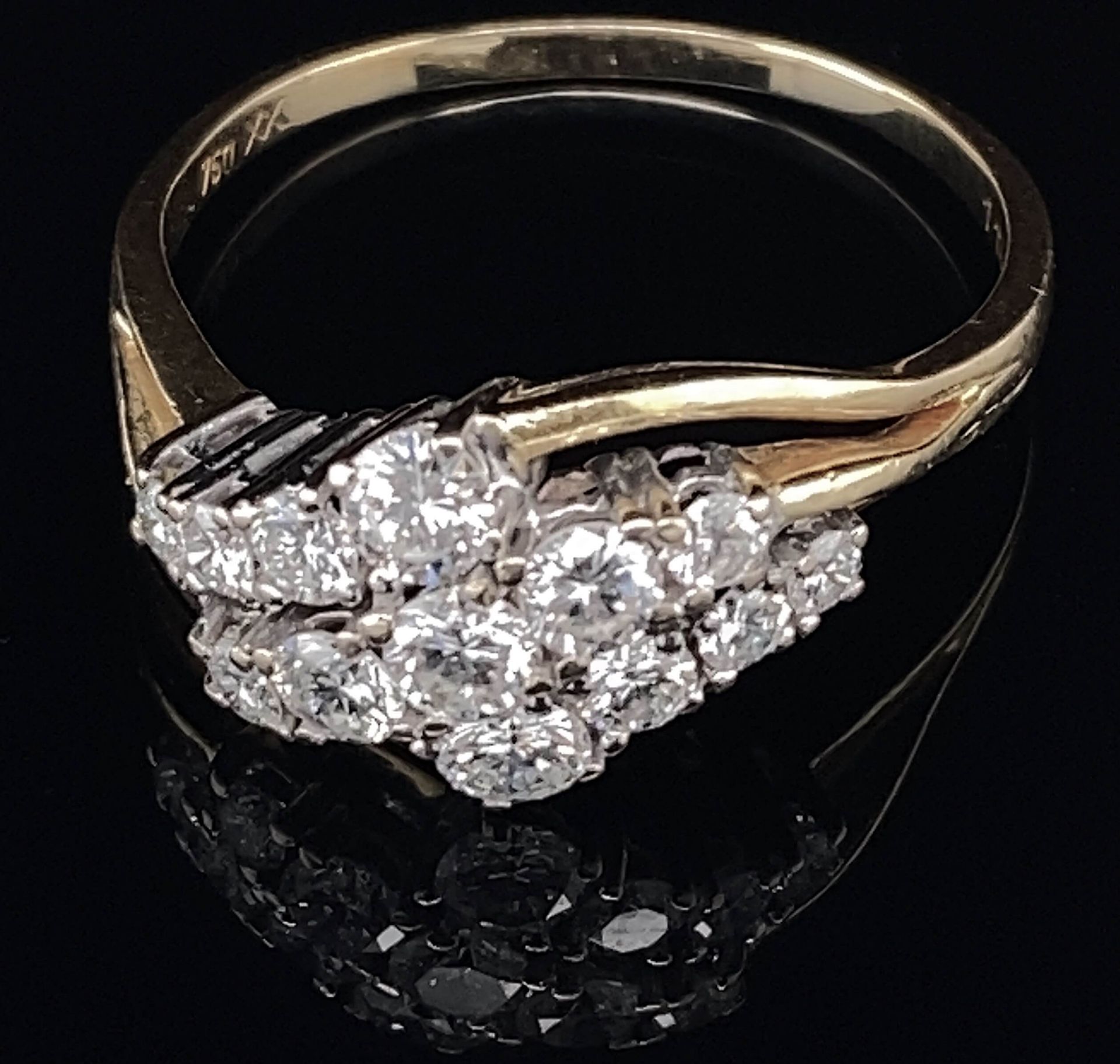 Ring mit ca. 1,1 ct Brillanten