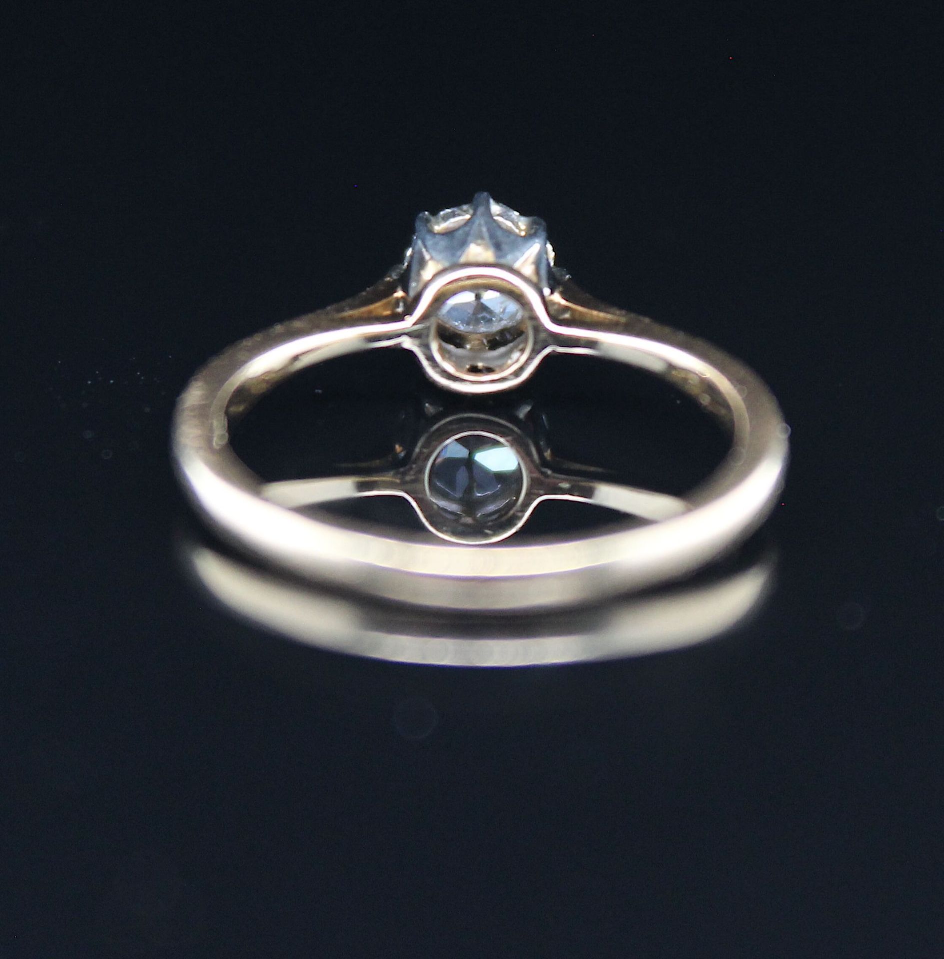 Ring with one diamond, ca. 0,20 ct - Image 3 of 3