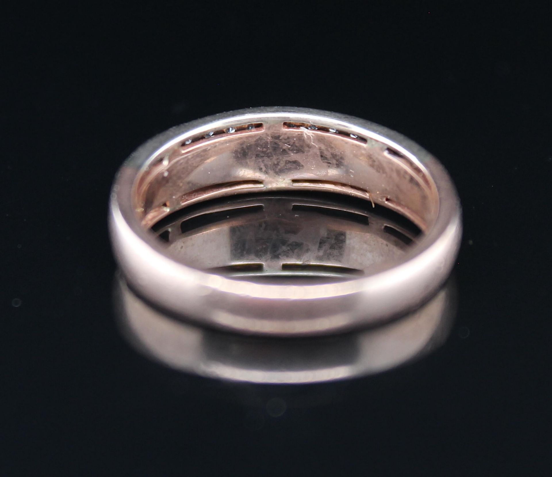 Modern ring with brilliants total ca. 0.26 ct - Image 3 of 3
