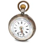 Taschenuhr um 1900 aus Silber