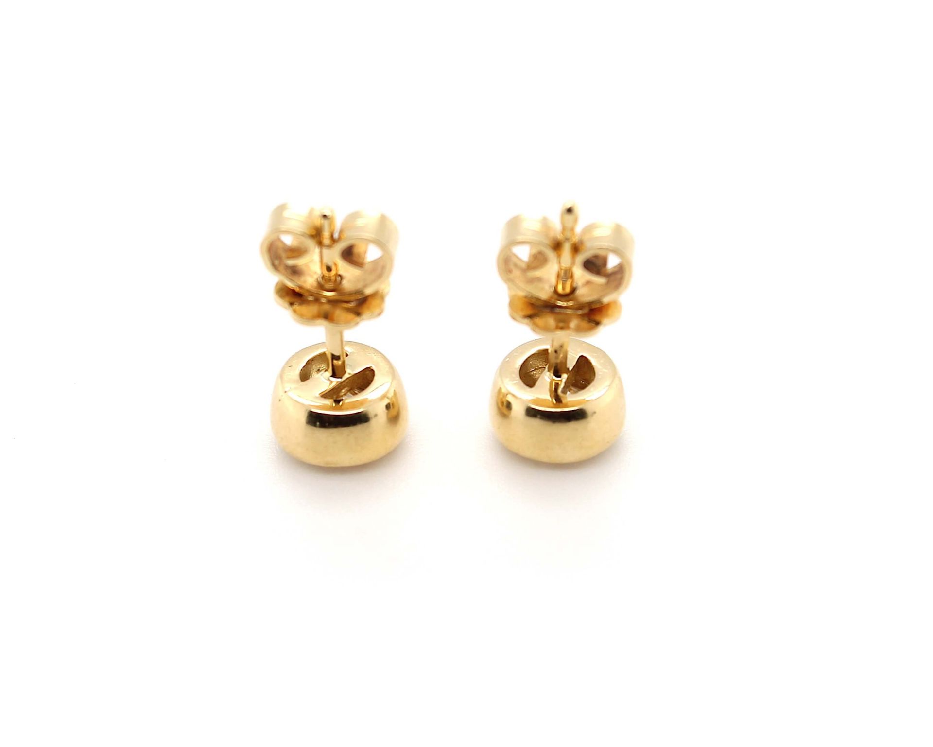 Pair of ear studs with a total of ca. 1.5 ct brilliants - Image 3 of 3
