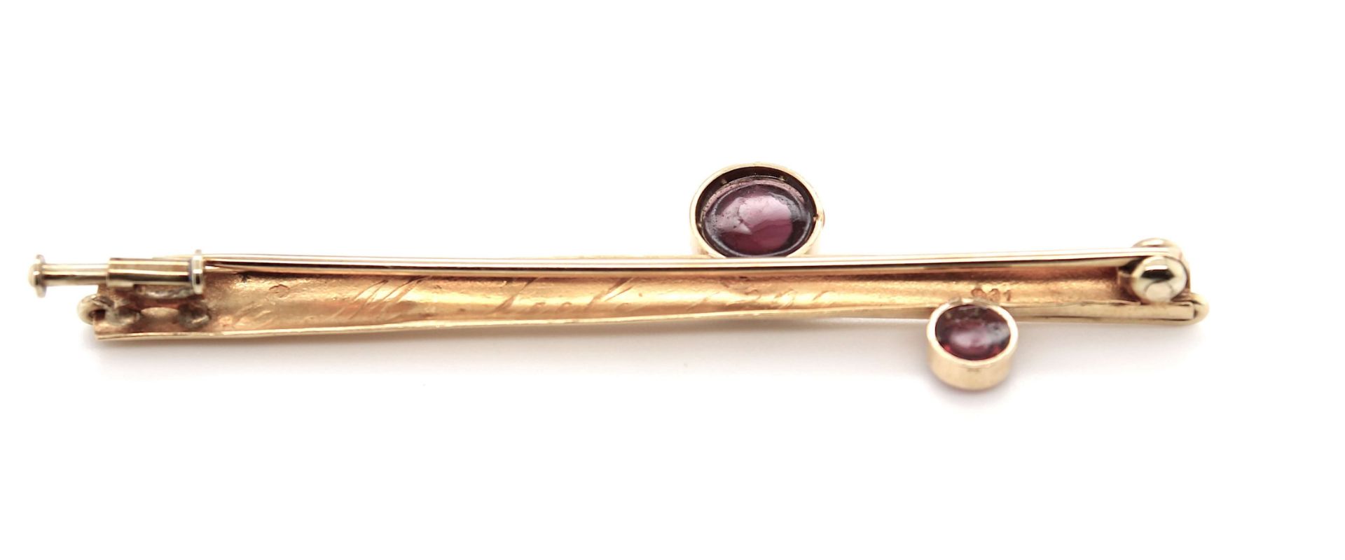 Designer brooch with garnets - Image 2 of 2