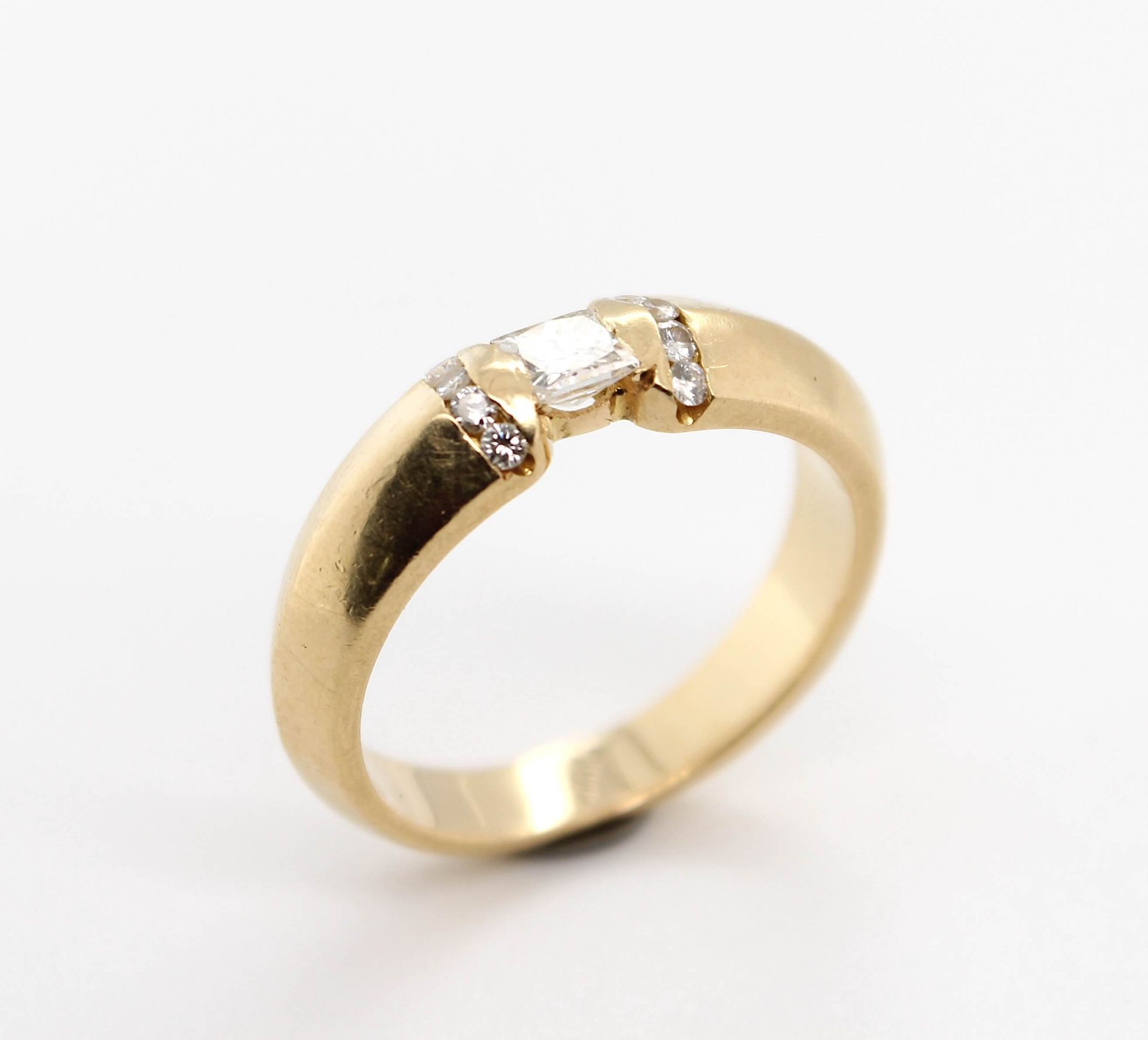 Ring with diamonds and brilliants total ca. 0,26 ct - Image 2 of 3