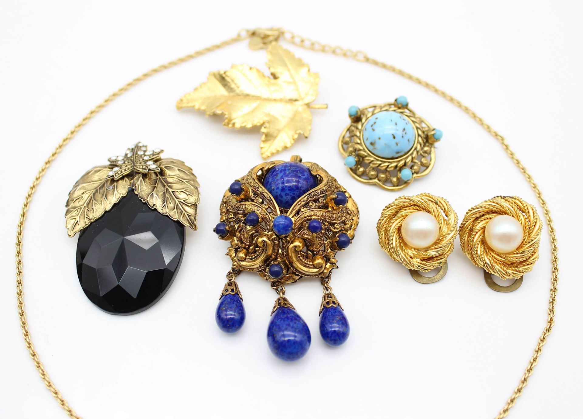 7 pieces costume jewellery - Image 2 of 2