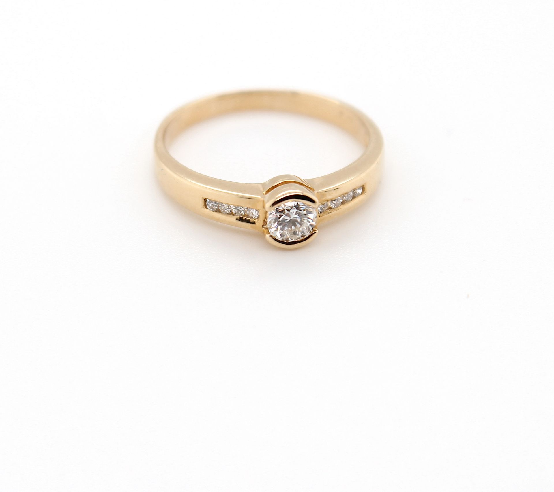 Ring with a brilliant ca. 0,26 ct - Image 3 of 3