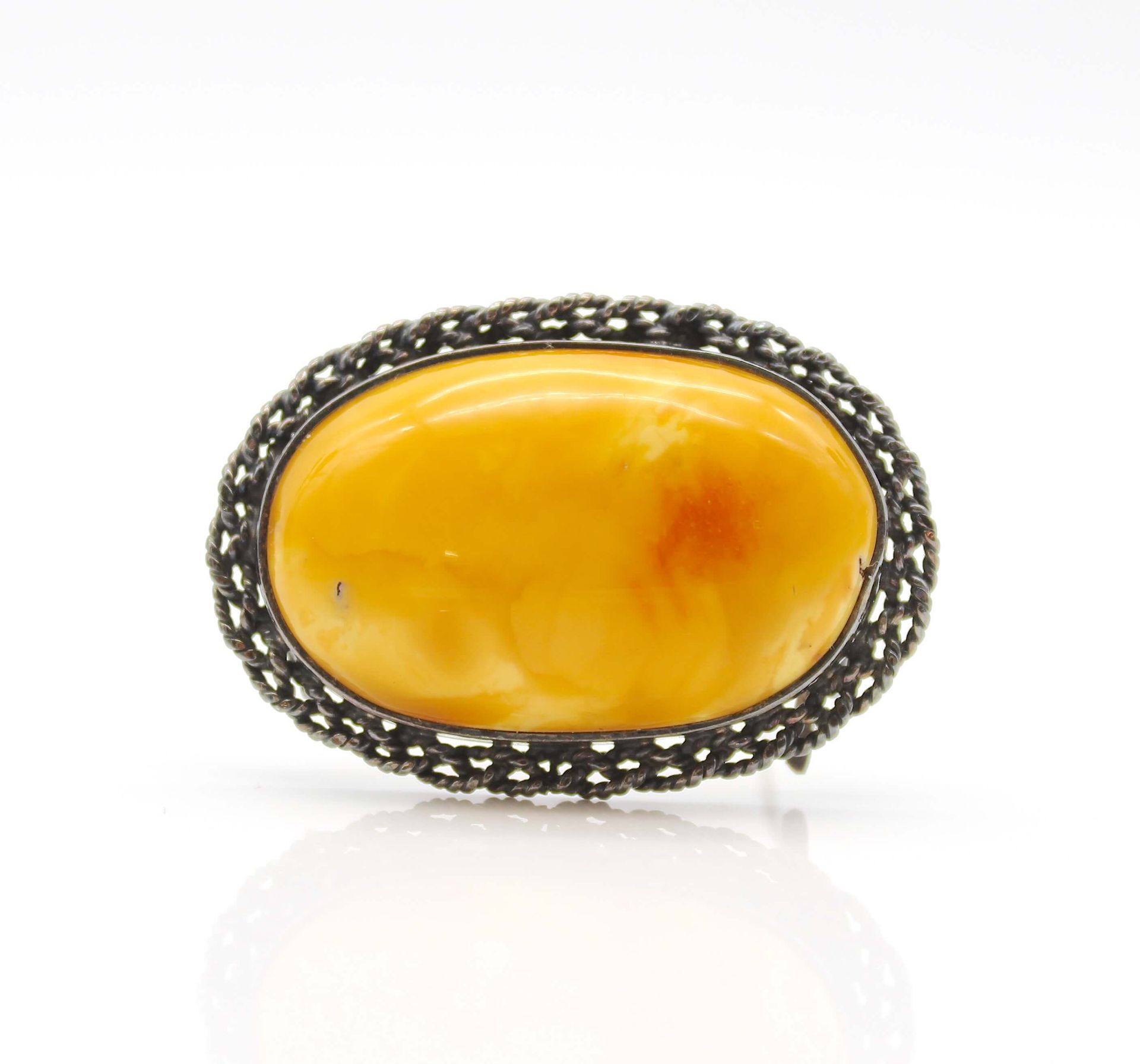 Amber brooch 