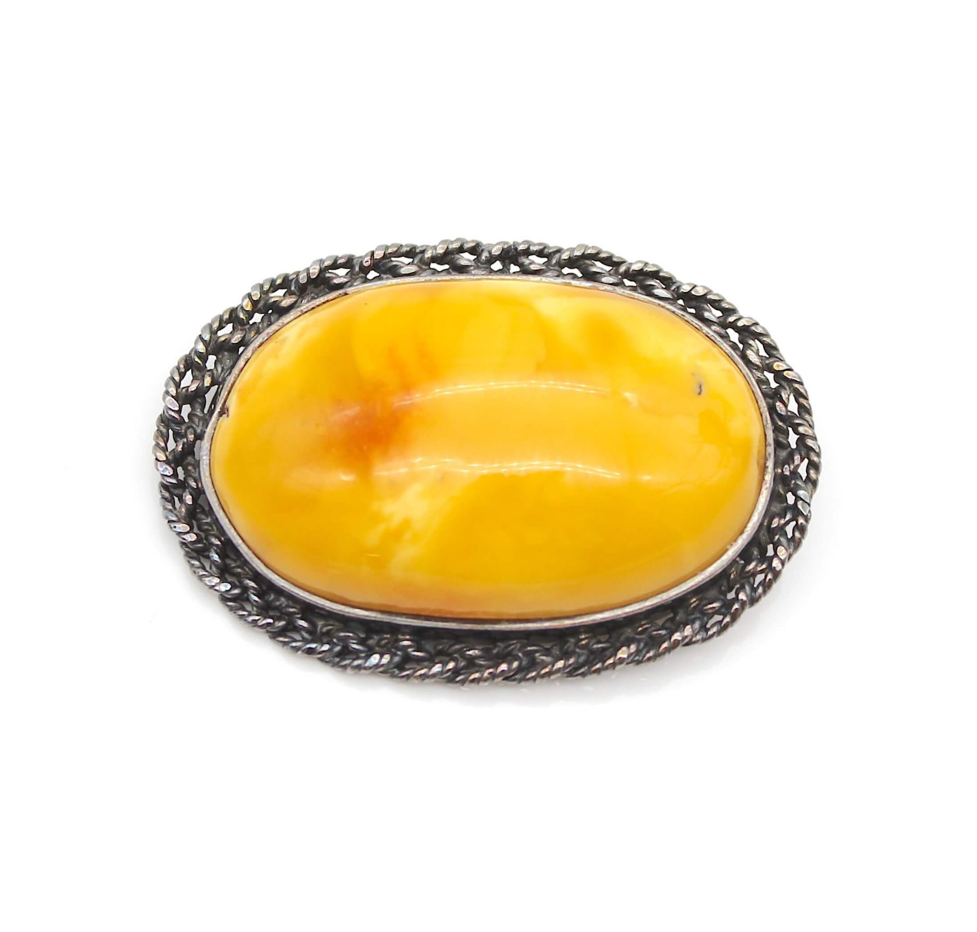 Amber brooch  - Image 2 of 3