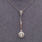 Vintage Collier mit einem Diamant