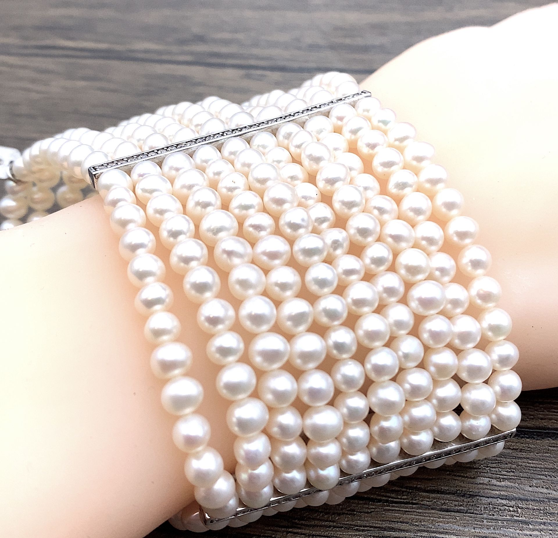 Heide Heinzendorff bracelet with cultured pearls