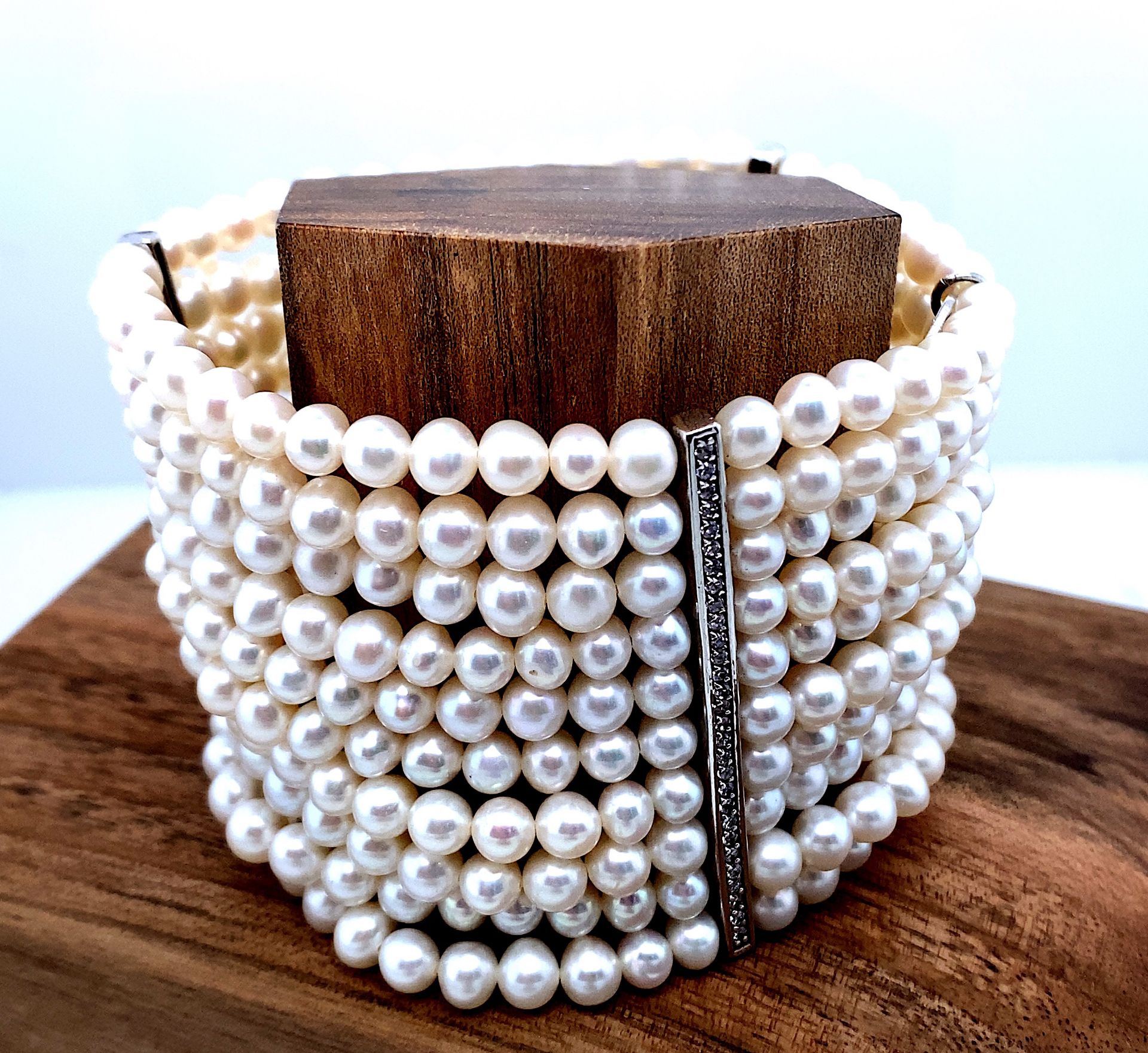 Heide Heinzendorff bracelet with cultured pearls - Image 2 of 3