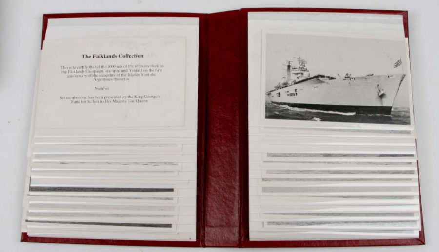 A quantity of Naval and Merchant ship postcards involved in the Falklands Campaign against the - Image 7 of 8