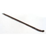 A bamboo sword stick with 50.5cms (19.875ins) square section steel blade, marked Louis Rochetin A