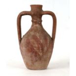 An amphora terracotta two-handled ewer, 30cms high.